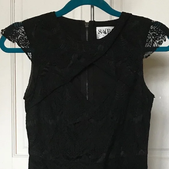 Blk lace dress from Sabo Skirt ..worn once size S - Picture 4 of 5